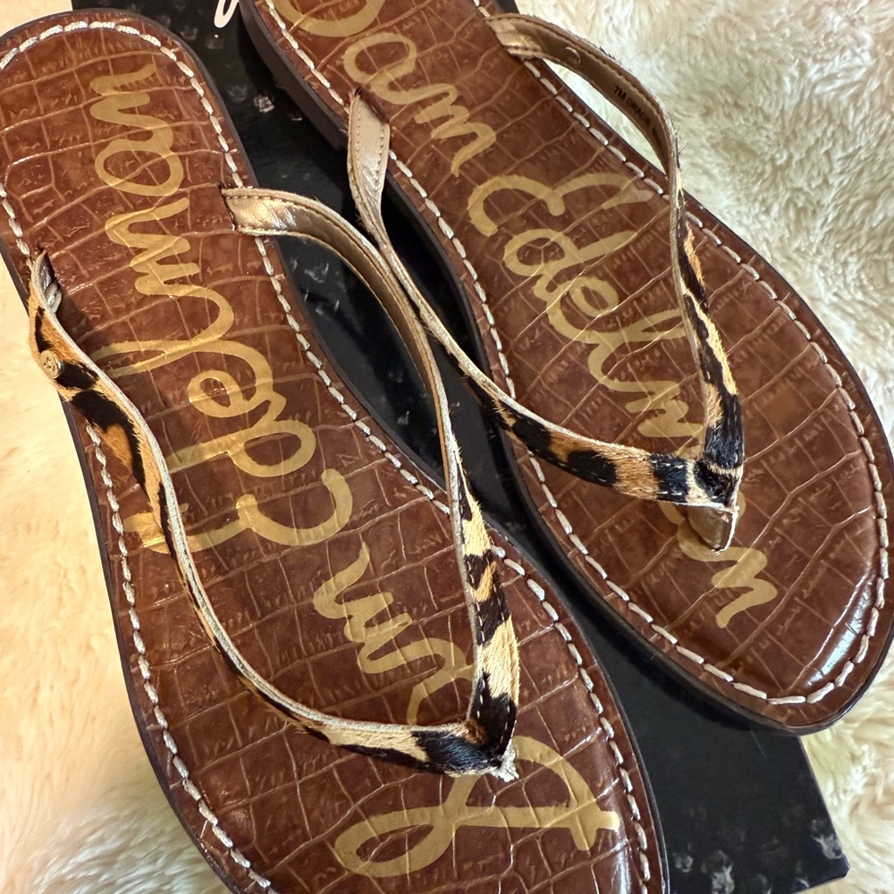 Sam Edelman Gracie Leopard Sandals